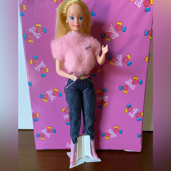 Vintage 1981 Fashion Jeans Barbie Doll, Mattel Barbie #5315